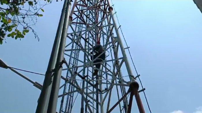 Pria asal Kabupaten Bandung Jatuh Dari Tower Sekitar 40 Meter